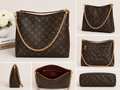 Monogram Chain Shoulder Bag